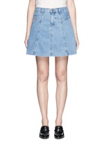 Main View -Click To Enlarge 'The Skater' denim skirt