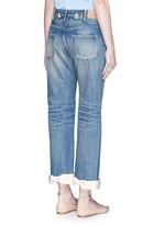 Back View -Click To Enlarge Petersham ribbon bow cuff selvedge jeans