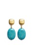 Main View - Click To Enlarge Main View - Click To Enlarge - Kenneth Jay Lane - Marbled stone drop earrings