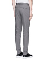 Back View -Click To Enlarge Slim fit ribbon stripe chinos