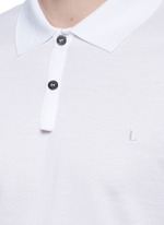 Detail View -Click To Enlarge Slim fit reverse seam polo shirt
