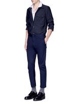 Figure View -Click To Enlarge Slim fit reverse seam polo shirt