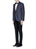 Figure View -Click To Enlarge Metal button tuxedo shirt