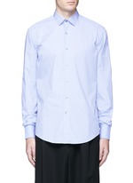 Main View -Click To Enlarge Slim fit contrast trim cotton shirt