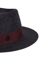 Detail View -Click To Enlarge 'Andre' rabbit furfelt trilby hat