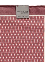 Detail View -Click To Enlarge 3D diamond print silk pocket square