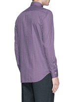 Back View -Click To Enlarge Star print cotton shirt