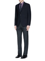 Figure View -Click To Enlarge Star print cotton shirt
