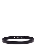 Back View -Click To Enlarge 'Root' thin lamb leather belt