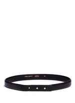 Main View -Click To Enlarge 'Root' thin lamb leather belt