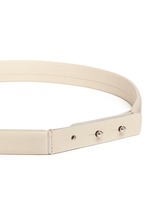 Detail View -Click To Enlarge 'Root' thin lamb leather belt