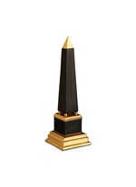 Main View -Click To Enlarge Bibliothèque Obelisk Desk Accessory - Gold