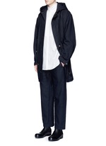 Figure View -Click To Enlarge 'Pigiama' drawstring waist herringbone pants