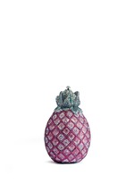 Back View -Click To Enlarge 'Pineapple' crystal pavé minaudière
