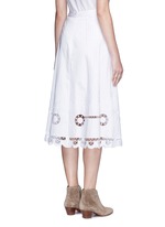 Back View -Click To Enlarge 'Midi Bellanca' folk embroidery skirt