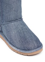 Detail View -Click To Enlarge 'Classic Short' washed denim boots