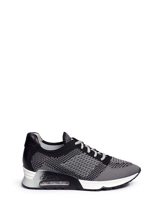 Main View - Click To Enlarge Main View - Click To Enlarge - Ash - 'Lucky' mixed knit sneakers