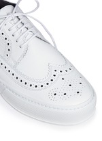 Detail View -Click To Enlarge 'Tolk' detachable kiltie leather brogue sneakers