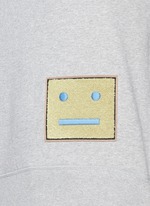Detail View -Click To Enlarge 'College L Face' cotton French terry sweatshirt