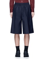 Main View -Click To Enlarge 'Ryder' wool-Mohair hopsack Bermuda shorts