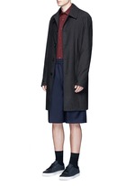 Figure View -Click To Enlarge 'Ryder' wool-Mohair hopsack Bermuda shorts