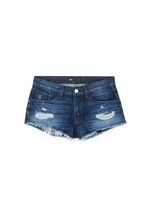 Main View -Click To Enlarge 'WM5' distressed cutoff denim shorts