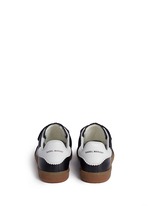 Back View -Click To Enlarge 'Beth' suede panel leather sneakers