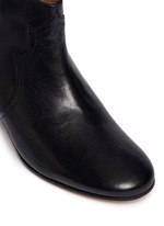 Detail View -Click To Enlarge 'Dicker' leather ankle boots