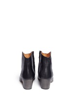 Back View -Click To Enlarge 'Dicker' leather ankle boots