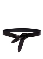 Main View -Click To Enlarge 'Leece' leather loop belt