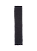 Main View -Click To Enlarge 'Alena' fringed wool-cashmere herringbone scarf