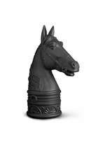 Main View -Click To Enlarge Horse Bookend - Black