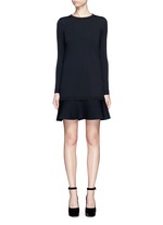 Detail View -Click To Enlarge Removable Peter Pan collar sweater dress