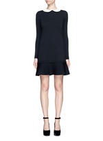 Main View -Click To Enlarge Removable Peter Pan collar sweater dress