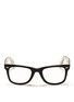 Main View - Click To Enlarge Main View - Click To Enlarge - Ray-Ban - 'Original Wayfarer' contrast coating shell acetate optical glasses