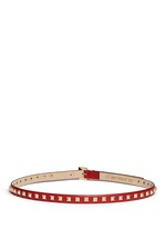 Back View -Click To Enlarge 'Rockstud' leather belt