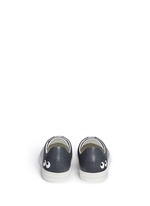 Back View -Click To Enlarge 'Eyes' leather tennis shoes