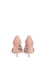 Back View -Click To Enlarge 'Demi' arched leather bootie pumps