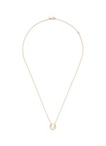 Main View -Click To Enlarge 'Ciro' diamond 9k yellow gold pendant necklace