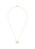 Main View -Click To Enlarge 'Felix' diamond topaz 18k yellow gold pendant necklace