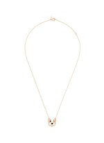 Main View -Click To Enlarge 'Patch' diamond chalcedony 18k yellow gold pendant necklace