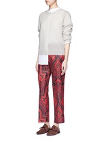 Figure View -Click To Enlarge 'Zeus' paisley print silk pyjama pants