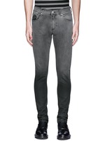 Detail View -Click To Enlarge Slim fit dégradé stretch denim jeans