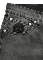 Click To Enlarge Slim fit dégradé stretch denim jeans