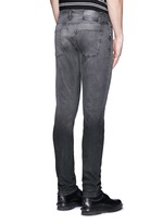 Back View -Click To Enlarge Slim fit dégradé stretch denim jeans