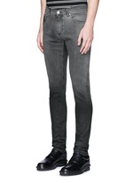Front View -Click To Enlarge Slim fit dégradé stretch denim jeans