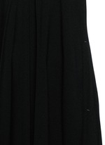 Detail View -Click To Enlarge V-neck crepe maxi dress
