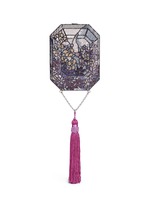 Main View -Click To Enlarge 'Octagon' floral crystal pavé minaudière
