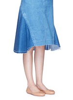 Figure View -Click To Enlarge 'Minnie Travel' leather ballet flats