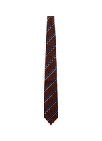 Main View -Click To Enlarge Stripe silk shantung tie